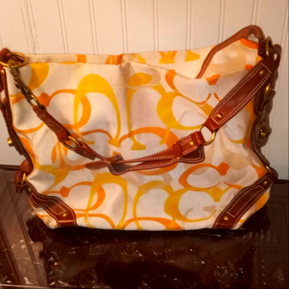 Yellow C Handbag